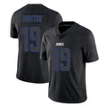 Johmsee NY.Giants #19 Jameis Winston Player Black Impact Limited Home Game Stitched Jerseys