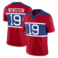 Johmsee NY.Giants #19 Jameis Winston Player Red Century Vapor F.U.S.E. Home Game Stitched Jerseys