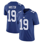 Johmsee NY.Giants #19 Jameis Winston Player Royal Limited Vapor Untouchable Home Game Stitched Jerseys
