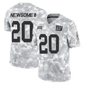 Johmsee NY.Giants #20 Greg Newsome II Player Arctic Camo Salute To Service Limited Game Stitched Jerseys