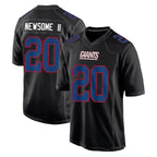 Johmsee NY.Giants #20 Greg Newsome II Player Carbon Fashion Limited Home Game Stitched Jerseys