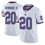 Johmsee NY.Giants #20 Greg Newsome II Player White Color Rush Home Game Stitched Jerseys