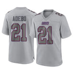 Johmsee NY.Giants #21 Paulson Adebo Player Gray Atmosphere Fashion Limited Game Stitched Jerseys