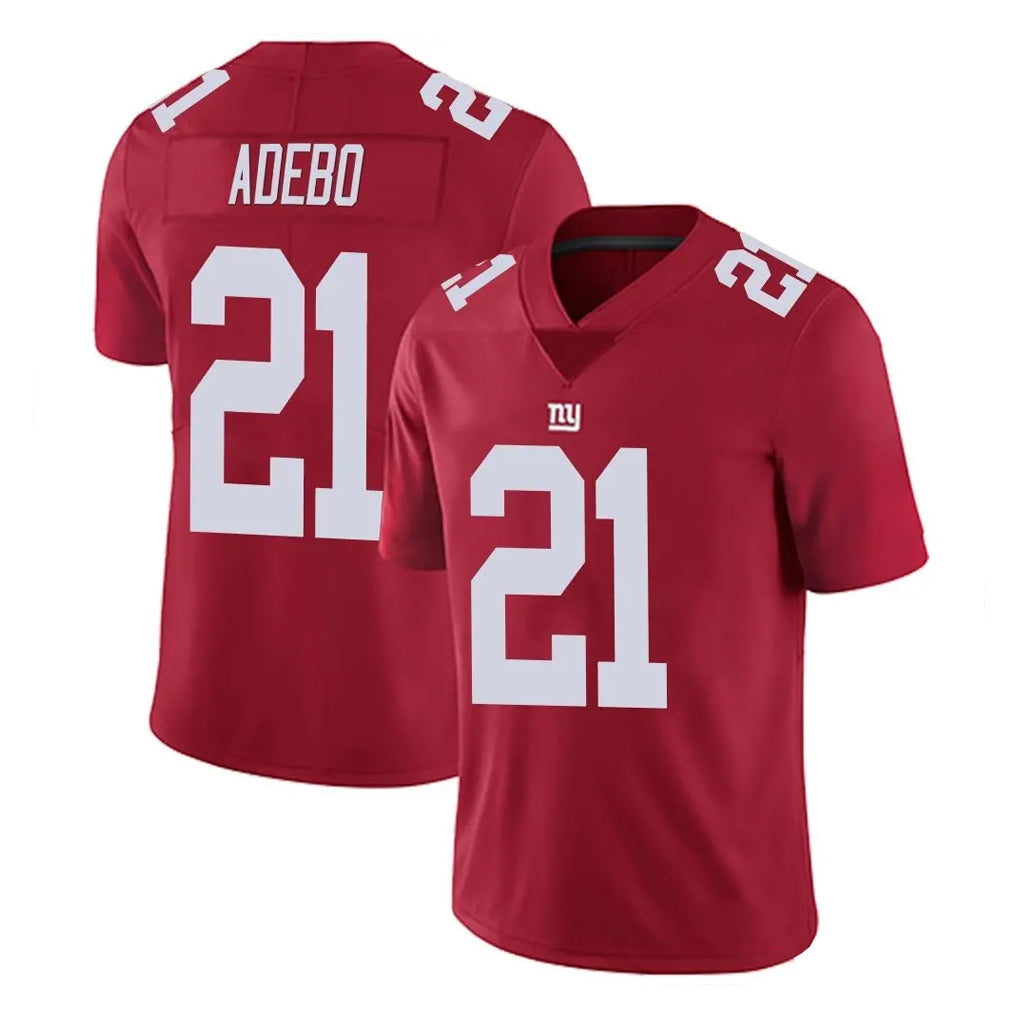Johmsee NY.Giants #21 Paulson Adebo Player Red Limited Vapor Untouchable Home Game Stitched Jerseys