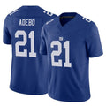 Johmsee NY.Giants #21 Paulson Adebo Player Royal Limited Vapor F.U.S.E. Home Game Stitched Jerseys