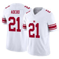 Johmsee NY.Giants #21 Paulson Adebo Player White Limited Vapor F.U.S.E. Home Game Stitched Jerseys