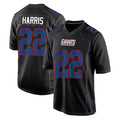 Johmsee NY.Giants #22 Najee Harris Player Carbon Fashion Limited Home Game Stitched Jerseys