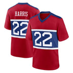Johmsee NY.Giants #22 Najee Harris Player Red Century Home Game Stitched Jerseys