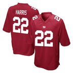 Johmsee NY.Giants #22 Najee Harris Player Red Home Game Stitched Jerseys