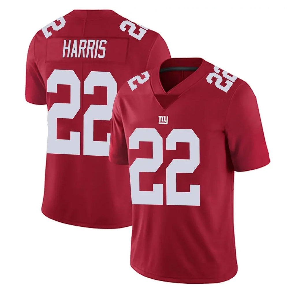 Johmsee NY.Giants #22 Najee Harris Player Red Limited Vapor Untouchable Home Game Stitched Jerseys