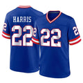 Johmsee NY.Giants #22 Najee Harris Player Royal Classic Home Game Stitched Jerseys