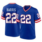Johmsee NY.Giants #22 Najee Harris Player Royal Classic Home Game Stitched Jerseys