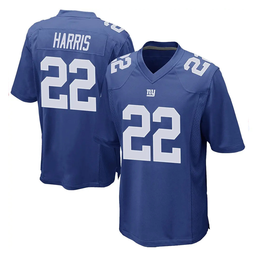 Johmsee NY.Giants #22 Najee Harris Player Royal Home Game Stitched Jerseys