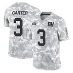Johmsee NY.Giants #3 Abdul Carter Player Arctic Camo Salute To Service Limited Game Stitched Jerseys
