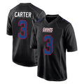 Johmsee NY.Giants #3 Abdul Carter Player Carbon Fashion Limited Home Game Stitched Jerseys