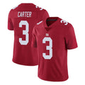 Johmsee NY.Giants #3 Abdul Carter Player Red Limited Vapor Untouchable Home Game Stitched Jerseys