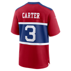 Johmsee NY.Giants #3 Abdul Carter Red Alternate Game Stitched Jerseys