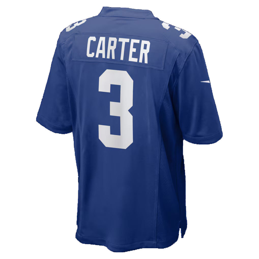 Johmsee NY.Giants #3 Abdul Carter Royal Team Game Stitched Jerseys