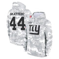 Johmsee NY.Giants #44 Cam Skattebo Player Arctic Camo Salute to Service Pullover Hoodies Limited Game Stitched Jerseys