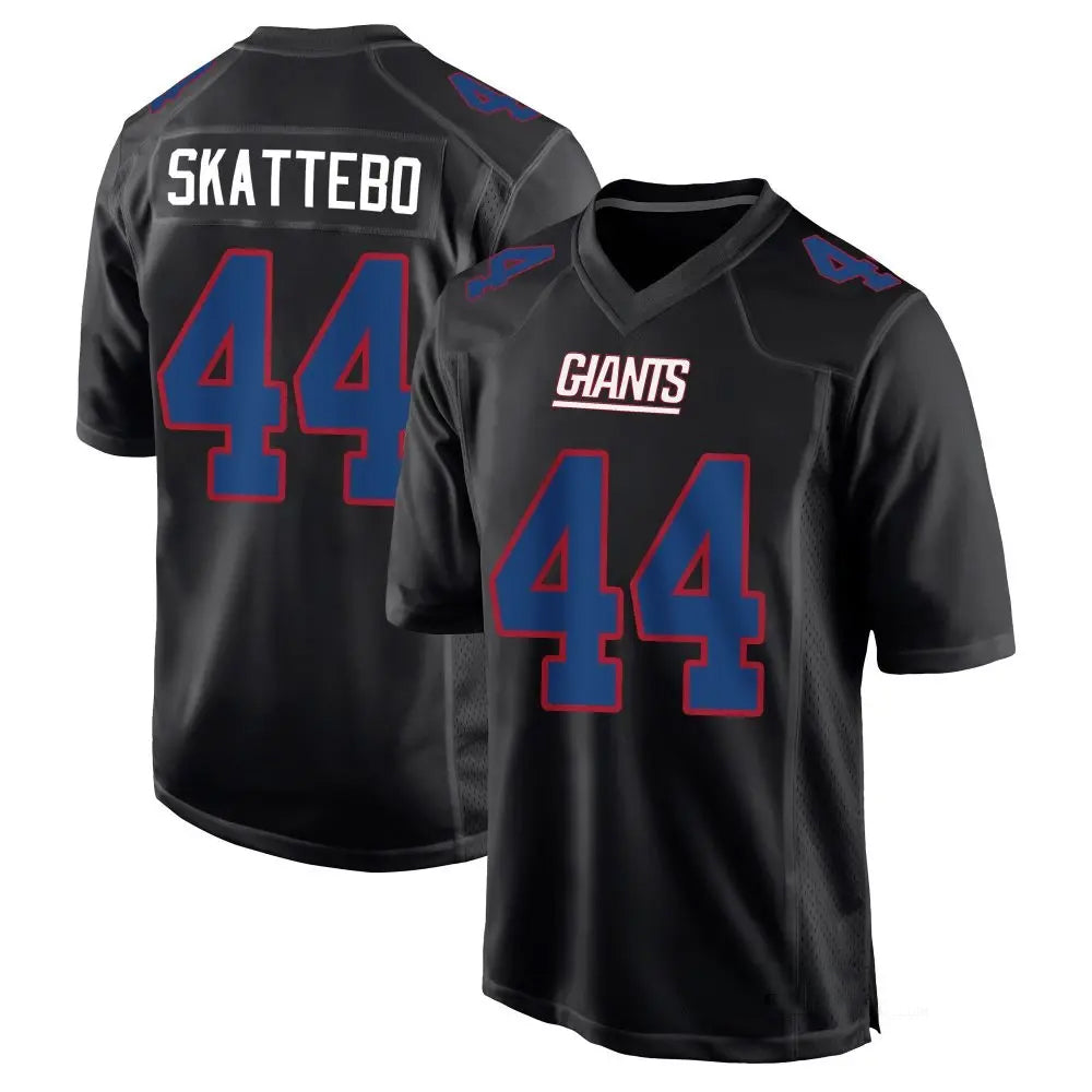 Johmsee NY.Giants #44 Cam Skattebo Player Black Fashion Game Stitched Jerseys