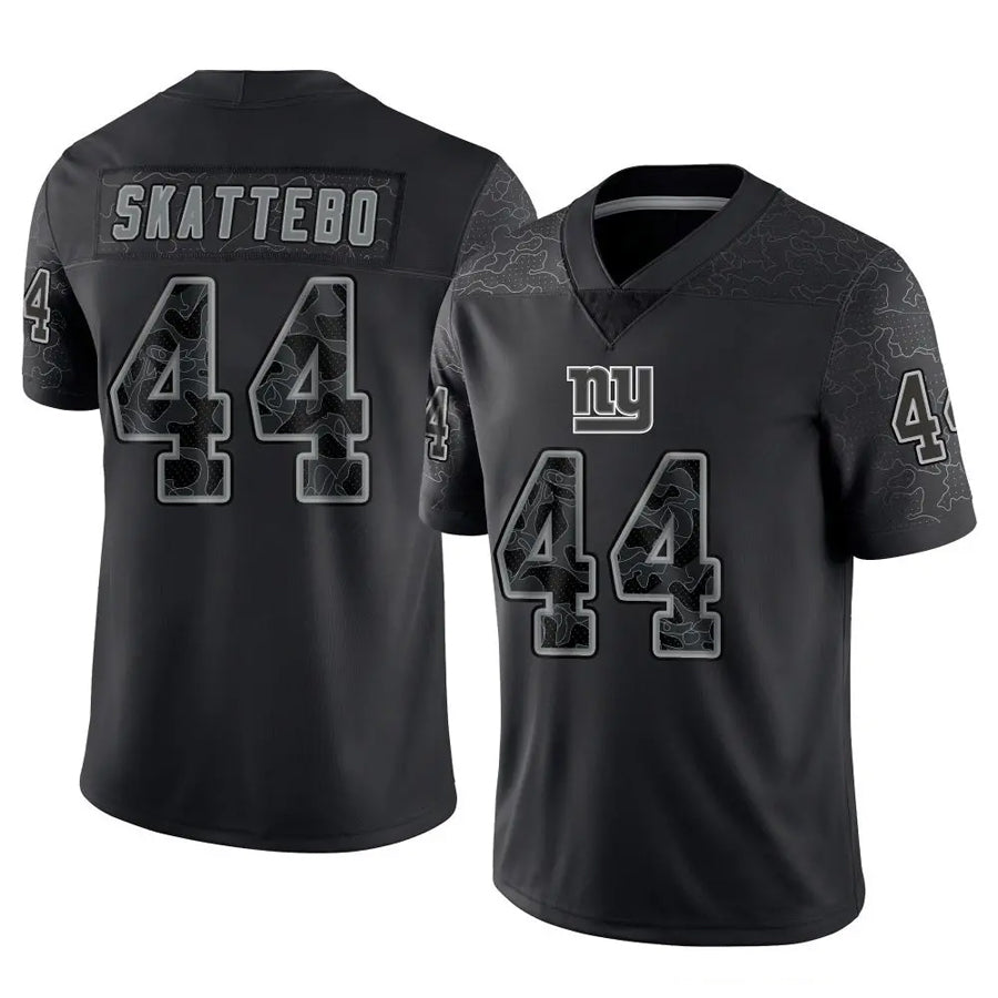 Johmsee NY.Giants #44 Cam Skattebo Player Black RFLCTV Limited Stitched Jerseys