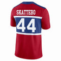 Johmsee NY.Giants #44 Cam Skattebo Player Century Red Vapor Limited Stitched Jerseys