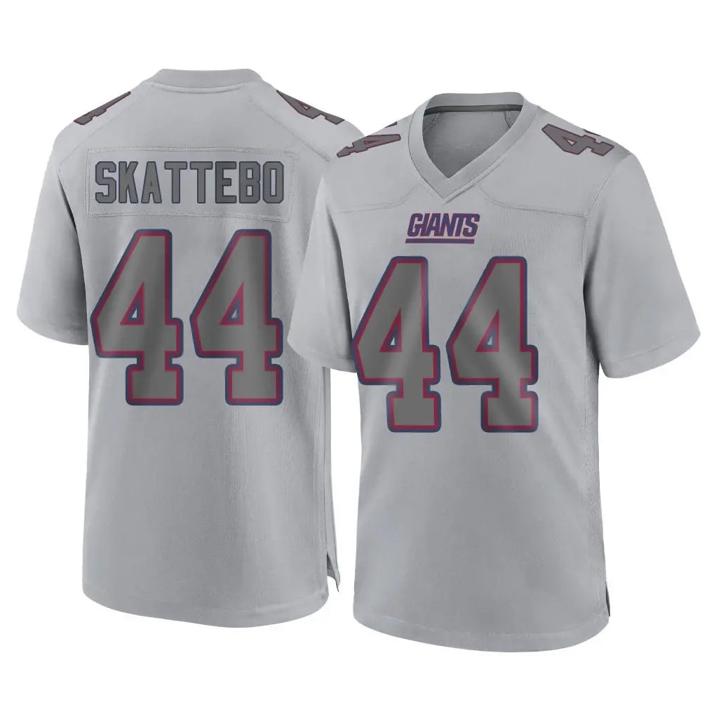 Johmsee NY.Giants #44 Cam Skattebo Player Gray Atmosphere Fashion Limited Game Stitched Jerseys