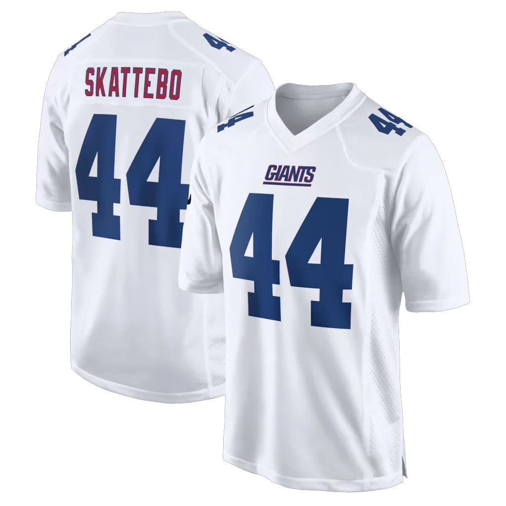 Johmsee NY.Giants #44 Cam Skattebo Player White Fashion Limited Home Game Stitched Jerseys