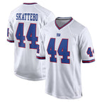 Johmsee NY.Giants #44 Cam Skattebo Player White Game Home Stitched Jerseys