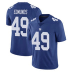Johmsee NY.Giants #49 Tremaine Edmunds Player Royal Limited Vapor Untouchable Home Game Stitched Jerseys
