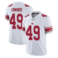 Johmsee NY.Giants #49 Tremaine Edmunds Player White Limited Vapor Untouchable Home Game Stitched Jerseys
