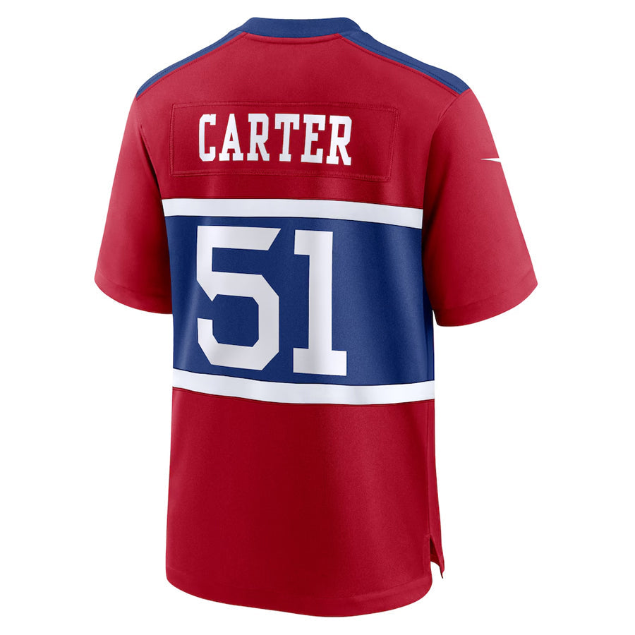 Johmsee NY.Giants #51 Abdul Carter Player Red Home Game Stitched Jerseys