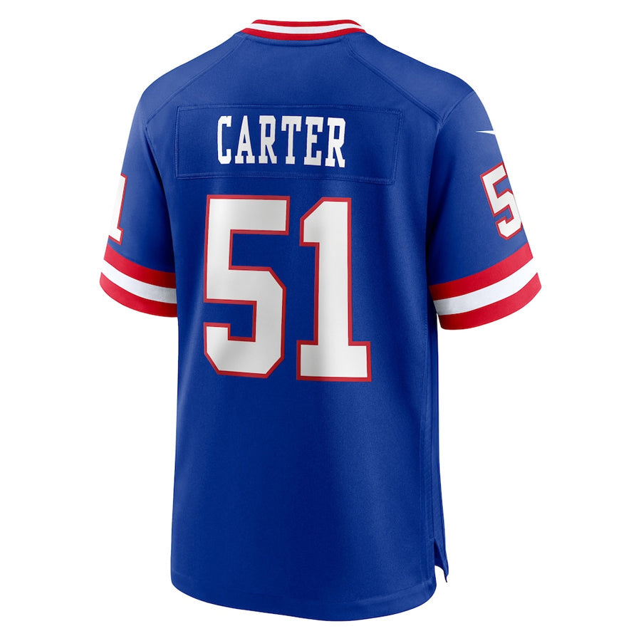 Johmsee NY.Giants #51 Abdul Carter Player Royal Home Game Stitched Jerseys