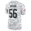 Johmsee NY.Giants #56 Lawrence Taylor Arctic Camo 2024 Salute to Service Retired Player Limited Stitched Jerseys