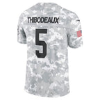 Johmsee NY.Giants #5 Kayvon Thibodeaux Arctic Camo 2024 Salute to Service Stitched Jerseys