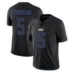 Johmsee NY.Giants #5 Kayvon Thibodeaux Player Black Impact Limited Home Game Stitched Jerseys