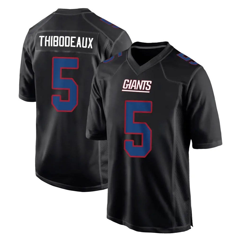 Johmsee NY.Giants #5 Kayvon Thibodeaux Player Carbon Fashion Limited Home Game Stitched Jerseys