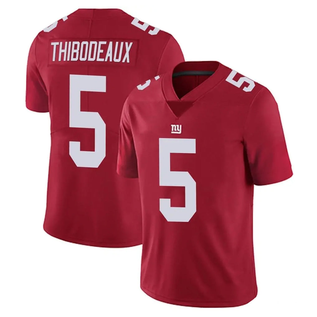 Johmsee NY.Giants #5 Kayvon Thibodeaux Player Red Limited Vapor Untouchable Home Game Stitched Jerseys