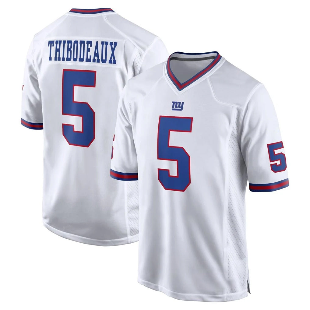 Johmsee NY.Giants #5 Kayvon Thibodeaux Player White Game Home Stitched Jerseys