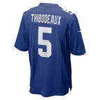 Johmsee NY.Giants #5 Kayvon Thibodeaux Royal Player Game Stitched Jerseys
