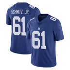 Johmsee NY.Giants #61 John Michael Schmitz Jr. Player Royal Limited Vapor Untouchable Home Game Stitched Jerseys