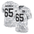 Johmsee NY.Giants #65 Francis Mauigoa Player Arctic Camo Salute To Service Limited Game Stitched Jerseys