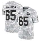 Johmsee NY.Giants #65 Francis Mauigoa Player Arctic Camo Salute To Service Limited Game Stitched Jerseys
