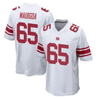 Johmsee NY.Giants #65 Francis Mauigoa Player White Home Game Stitched Jerseys