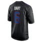 NY.Giants #6 Jaxson Dart Carbon Black Fashion Game Stitched American Football Jerseys