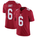 Johmsee NY.Giants #6 Jaxson Dart Player Red Alternate Vapor Limited Stitched Jerseys