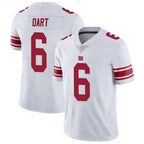 Johmsee NY.Giants #6 Jaxson Dart Player White Alternate Vapor Limited Stitched Jerseys