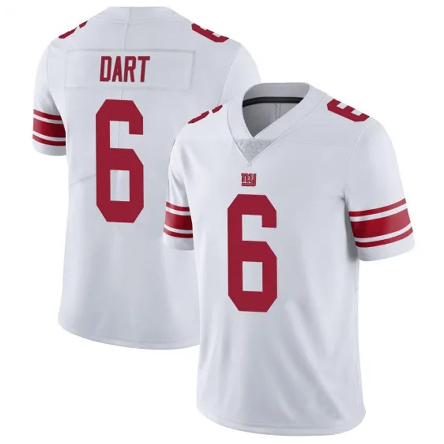 Johmsee NY.Giants #6 Jaxson Dart Player White Alternate Vapor Limited Stitched Jerseys
