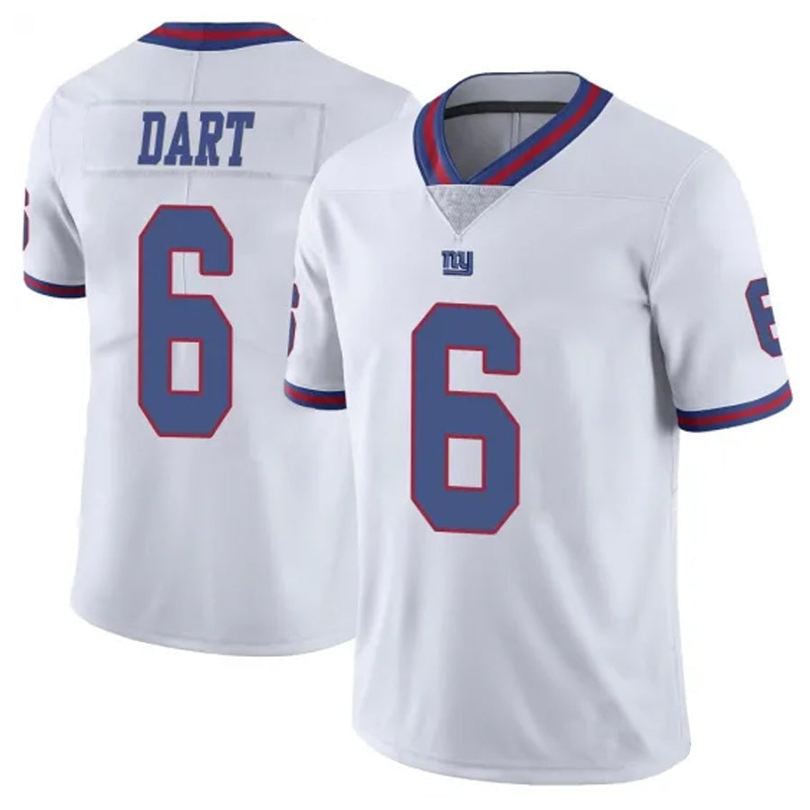 Johmsee NY.Giants #6 Jaxson Dart Player White Vapor Limited Stitched Jerseys
