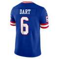 Johmsee NY.Giants #6 Jaxson Dart Royal Legacy Vapor Untouchable Stitched Limited Jerseys